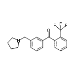 CAS#: 898770-62-2, [3-(1-Pyrrolidinylmethyl)phenyl][2-(trifluoromethyl)phenyl]methanone