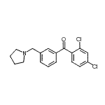 CAS#: 898770-78-0, (2,4-Dichlorophenyl)[3-(1-pyrrolidinylmethyl)phenyl]methanone