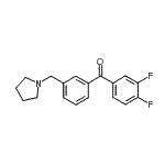 CAS#: 898770-88-2, (3,4-Difluorophenyl)[3-(1-pyrrolidinylmethyl)phenyl]methanone