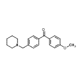 CAS#: 898771-03-4, (4-Methoxyphenyl)[4-(1-piperidinylmethyl)phenyl]methanone