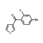 CAS#: 898771-38-5, (4-Bromo-2-fluorophenyl)(3-thienyl)methanone