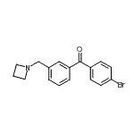 CAS#: 898771-59-0, [3-(1-Azetidinylmethyl)phenyl](4-bromophenyl)methanone