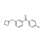 CAS#: 898771-67-0, [3-(1-Azetidinylmethyl)phenyl](4-fluorophenyl)methanone