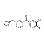 CAS#: 898771-85-2, [3-(1-Azetidinylmethyl)phenyl](3-chloro-4-fluorophenyl)methanone