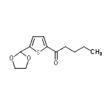 CAS 登录号：898771-86-3， 1-[5-(1,3-二氧戊环-2-基)-2-噻吩基]-1-戊酮