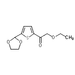 CAS#: 898772-35-5, 1-[5-(1,3-Dioxolan-2-yl)-2-thienyl]-2-ethoxyethanone
