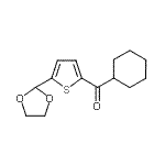CAS#: 898772-56-0, Cyclohexyl[5-(1,3-dioxolan-2-yl)-2-thienyl]methanone