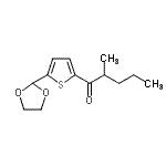 CAS#: 898772-90-2, 1-[5-(1,3-Dioxolan-2-yl)-2-thienyl]-2-methyl-1-pentanone