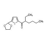 CAS#: 898772-98-0, 1-[5-(1,3-Dioxolan-2-yl)-2-thienyl]-2-ethyl-1-hexanone
