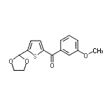 CAS#: 898773-11-0, [5-(1,3-Dioxolan-2-yl)-2-thienyl](3-methoxyphenyl)methanone