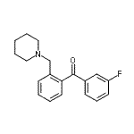 CAS#: 898773-15-4, (3-Fluorophenyl)[2-(1-piperidinylmethyl)phenyl]methanone