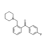 CAS#: 898773-18-7, (4-Fluorophenyl)[2-(1-piperidinylmethyl)phenyl]methanone