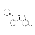 CAS#: 898773-59-6, (2-Chloro-4-fluorophenyl)[2-(1-piperidinylmethyl)phenyl]methanone