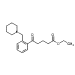 CAS 登录号：898773-93-8， 乙基5-氧代-5-[2-(1-哌啶基甲基)苯基]戊酸酯