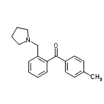 CAS#: 898774-08-8, (4-Methylphenyl)[2-(1-pyrrolidinylmethyl)phenyl]methanone