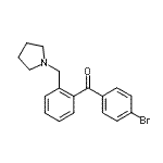 CAS#: 898774-47-5, (4-Bromophenyl)[2-(1-pyrrolidinylmethyl)phenyl]methanone