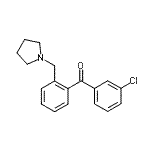 CAS#: 898774-50-0, (3-Chlorophenyl)[2-(1-pyrrolidinylmethyl)phenyl]methanone