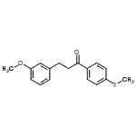 CAS 登录号：898774-62-4， 3-(3-甲氧基苯基)-1-[4-(甲硫基)苯基]-1-丙酮