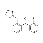 CAS#: 898774-77-1, (2-Fluorophenyl)[2-(1-pyrrolidinylmethyl)phenyl]methanone