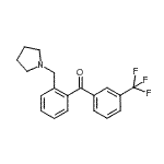 CAS#: 898774-81-7, [2-(1-Pyrrolidinylmethyl)phenyl][3-(trifluoromethyl)phenyl]methanone