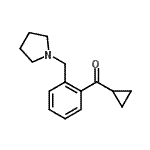 CAS#: 898775-15-0, Cyclopropyl[2-(1-pyrrolidinylmethyl)phenyl]methanone
