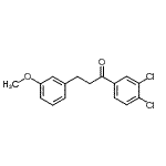 CAS 登录号：898775-22-9， 1-(3,4-二氯苯基)-3-(3-甲氧基苯基)-1-丙酮