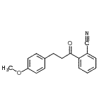CAS 登录号：898775-56-9， 2-[3-(4-甲氧基苯基)丙酰]苯甲腈