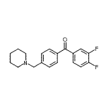 CAS#: 898775-65-0, (3,4-Difluorophenyl)[4-(1-piperidinylmethyl)phenyl]methanone