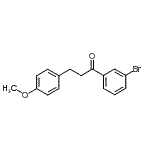 CAS 登录号：898775-72-9， 1-(3-溴苯基)-3-(4-甲氧基苯基)-1-丙酮