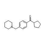 CAS#: 898775-75-2, Cyclopentyl[4-(1-piperidinylmethyl)phenyl]methanone