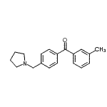 CAS#: 898775-93-4, (3-Methylphenyl)[4-(1-pyrrolidinylmethyl)phenyl]methanone