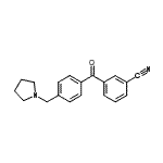 CAS#: 898776-05-1, 3-[4-(1-Pyrrolidinylmethyl)benzoyl]benzonitrile
