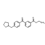 CAS#: 898776-14-2, Ethyl 3-[4-(1-pyrrolidinylmethyl)benzoyl]benzoate