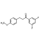 CAS#: 898776-43-7, 1-(3,5-Difluorophenyl)-3-(4-methoxyphenyl)-1-propanone