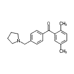 CAS#: 898776-47-1, (2,5-Dimethylphenyl)[4-(1-pyrrolidinylmethyl)phenyl]methanone