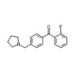 CAS#: 898776-63-1, (2-Fluorophenyl)[4-(1-pyrrolidinylmethyl)phenyl]methanone