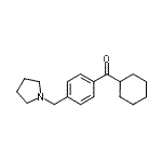 CAS#: 898777-04-3, Cyclohexyl[4-(1-pyrrolidinylmethyl)phenyl]methanone