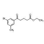 CAS#: 898777-06-5, Ethyl 5-(3-bromo-5-methylphenyl)-5-oxopentanoate