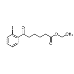 CAS 登录号：898777-15-6， 乙基6-(2-碘苯基)-6-氧代己酸酯