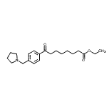 CAS#: 898777-19-0, Ethyl 8-oxo-8-[4-(1-pyrrolidinylmethyl)phenyl]octanoate