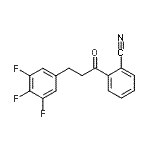 CAS#: 898777-70-3, 2-[3-(3,4,5-Trifluorophenyl)propanoyl]benzonitrile