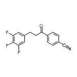 CAS#: 898777-74-7, 4-[3-(3,4,5-Trifluorophenyl)propanoyl]benzonitrile
