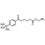 CAS 登录号：898778-44-4， 乙基6-[4-(2-甲基-2-丙基)苯基]-6-氧代己酸酯