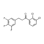 CAS 登录号：898778-51-3， 1-(2,3-二氯苯基)-3-(3,4,5-三氟苯基)-1-丙酮