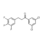 CAS 登录号：898778-60-4， 1-(3,5-二氯苯基)-3-(3,4,5-三氟苯基)-1-丙酮