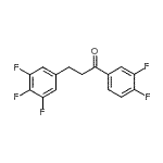 CAS 登录号：898778-64-8， 1-(3,4-二氟苯基)-3-(3,4,5-三氟苯基)-1-丙酮
