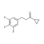 CAS 登录号：898778-72-8， 1-环丙基-3-(3,4,5-三氟苯基)-1-丙酮