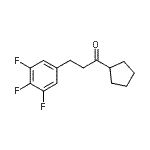 CAS#: 898778-75-1, 1-Cyclopentyl-3-(3,4,5-trifluorophenyl)-1-propanone