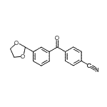 CAS#: 898778-97-7, 4-[3-(1,3-Dioxolan-2-yl)benzoyl]benzonitrile