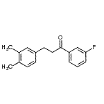 CAS 登录号：898779-26-5， 3-(3,4-二甲基苯基)-1-(3-氟苯基)-1-丙酮